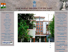 Tablet Screenshot of golaghatjudiciary.gov.in